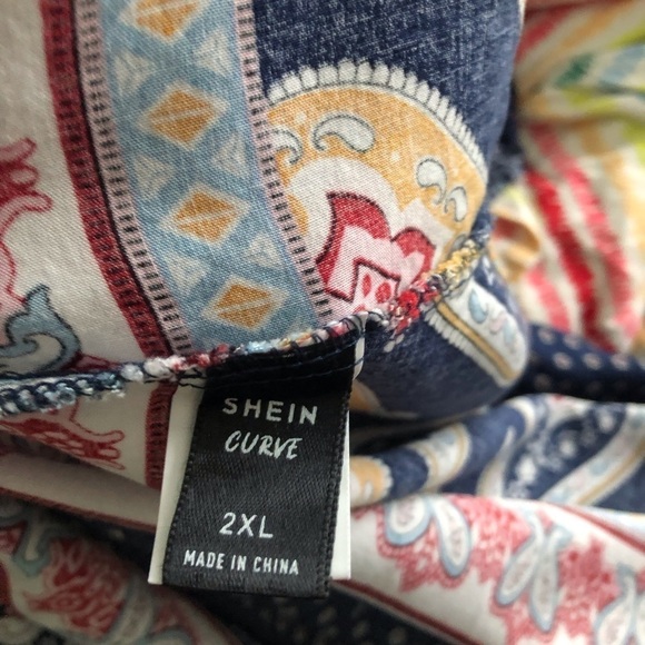 Shein navy boho maxi dress in size 2xl - Picture 6 of 6